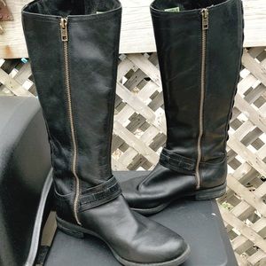 Timberland Women’s Black Tall Leather Boots